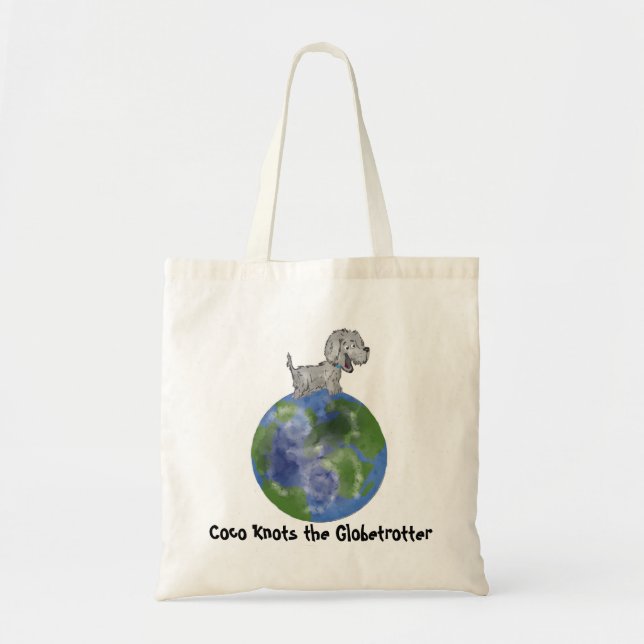 Bolsa Tote O Coco ata o Globetrotter (Frente)