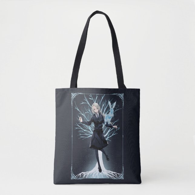 Bolsa Tote O Coelho da Anime Luna Lovegood Patronus (Frente)