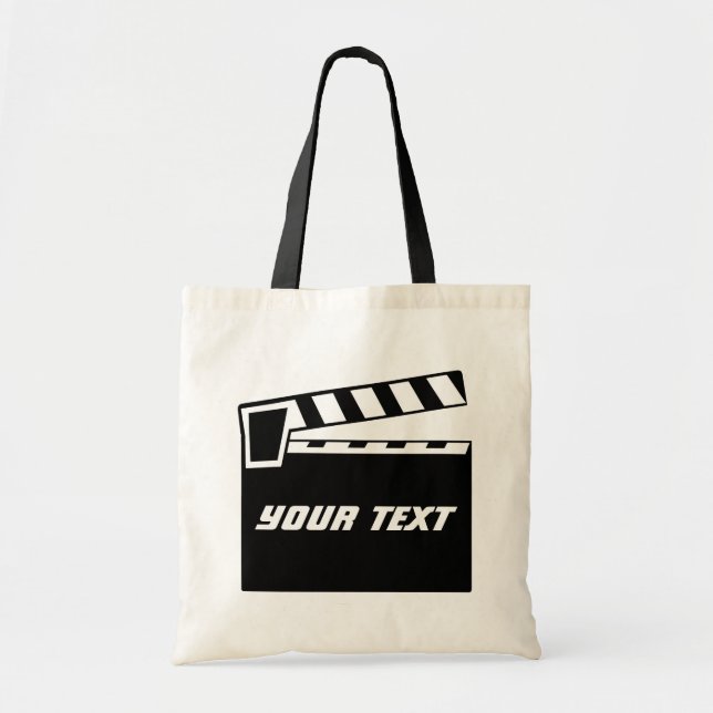 Bolsa Tote O conselho de Clapperboard da ardósia do filme (Frente)