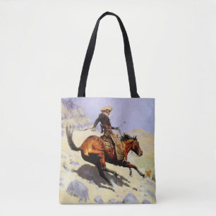 Bolsa Tote O Cowboy de Remington, Militares de Cavalaria Vint