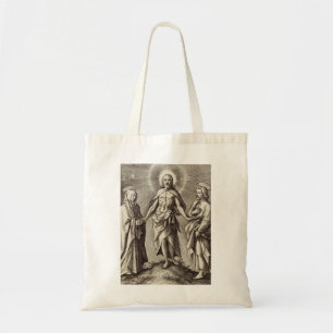 Bolsa Tote O Cristo Retreen está em uma colina