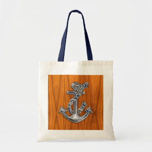 Bolsa Tote O cromo gosta da âncora da corda no estilo do
