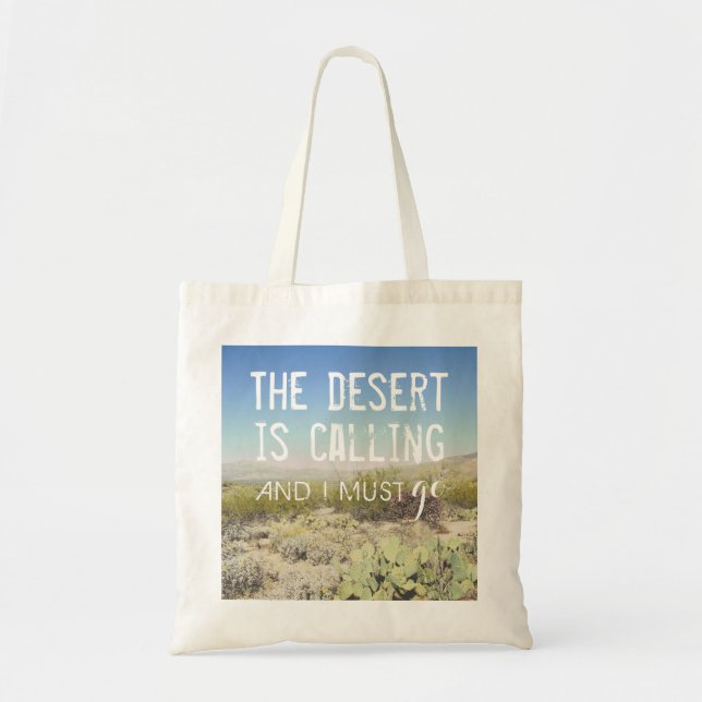 Bolsa Tote O Deserto chama a Arizona (Frente)
