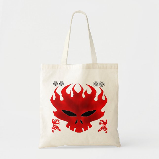 Bolsa Tote O diabo de Halloween - (Frente)