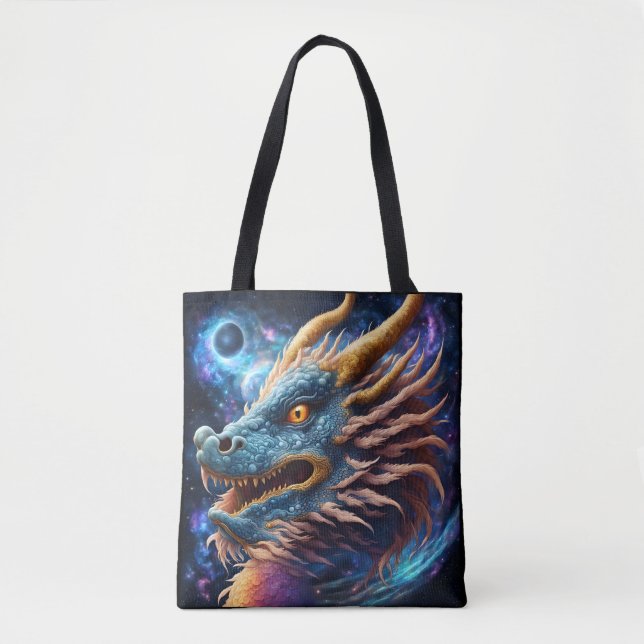 Bolsa Tote O Dragão Cósmico (Frente)