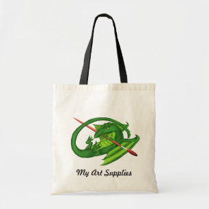 Bolsa Tote O dragão trabalha a sacola