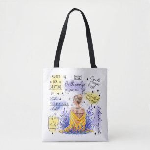 Bolsa Tote O empoderamento da mulher inspira afirmação positi
