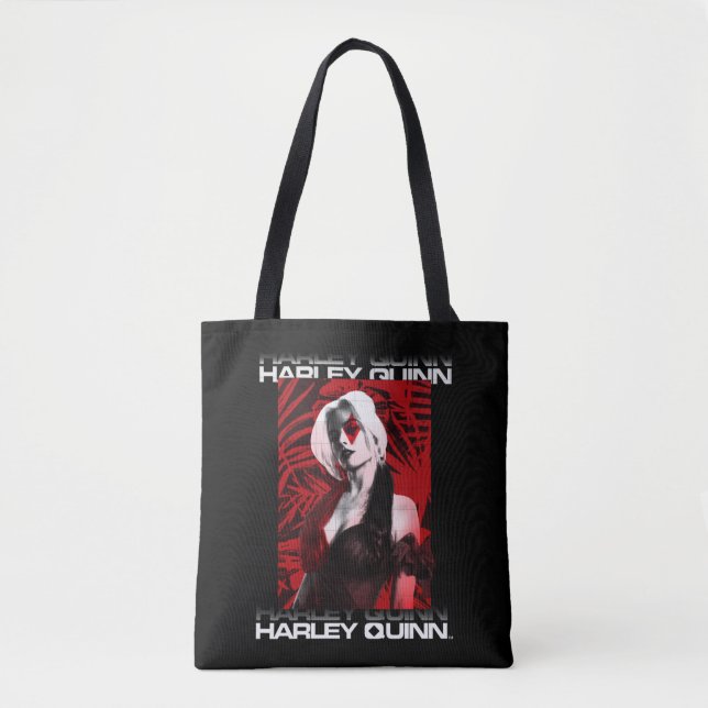 Bolsa Tote O Esquadrão Suicida | Harley Quinn Red Fern Retrat (Frente)
