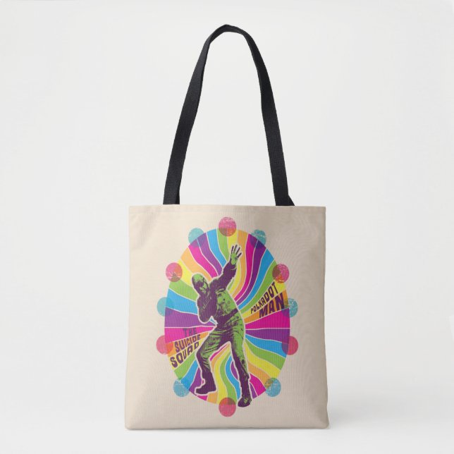 Bolsa Tote O Esquadrão Suicida | Polka-Dot Man Psychedelic (Frente)