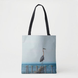 Bolsa Tote O Excelente Blue Heron