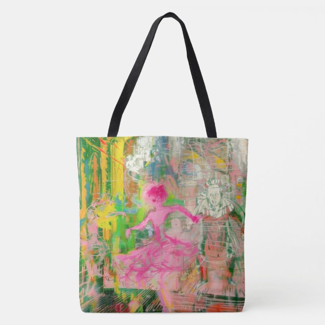 Bolsa Tote O Falador - Caos do Balé Neon (Frente)