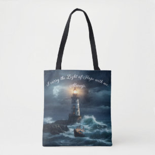 Bolsa Tote O farol da esperança
