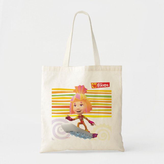 Bolsa Tote O Fixies | Simka em seu fixieboard (Frente)