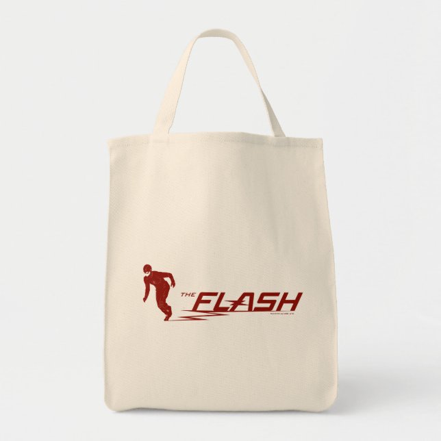 Bolsa Tote O Flash | Logotipo do Super Hero Name (Frente)