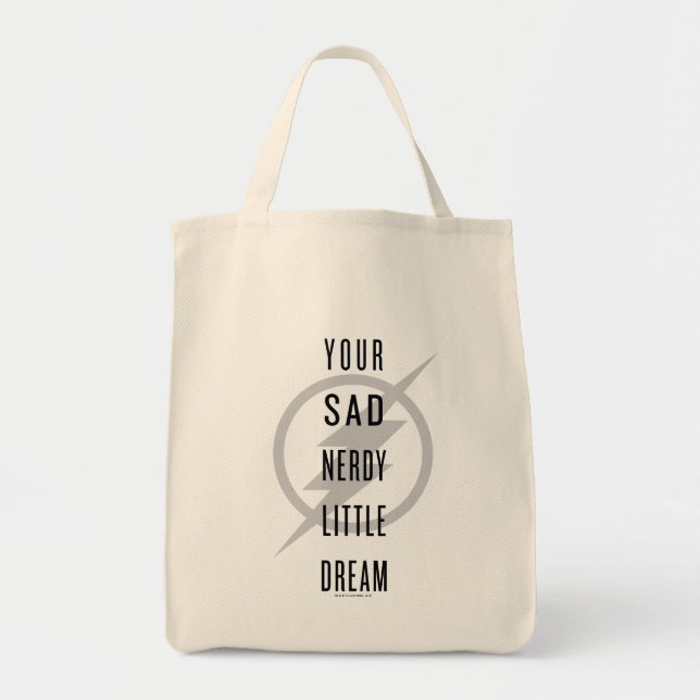 Bolsa Tote O Flash | "Seu Pequeno Sonho Triste" (Frente)