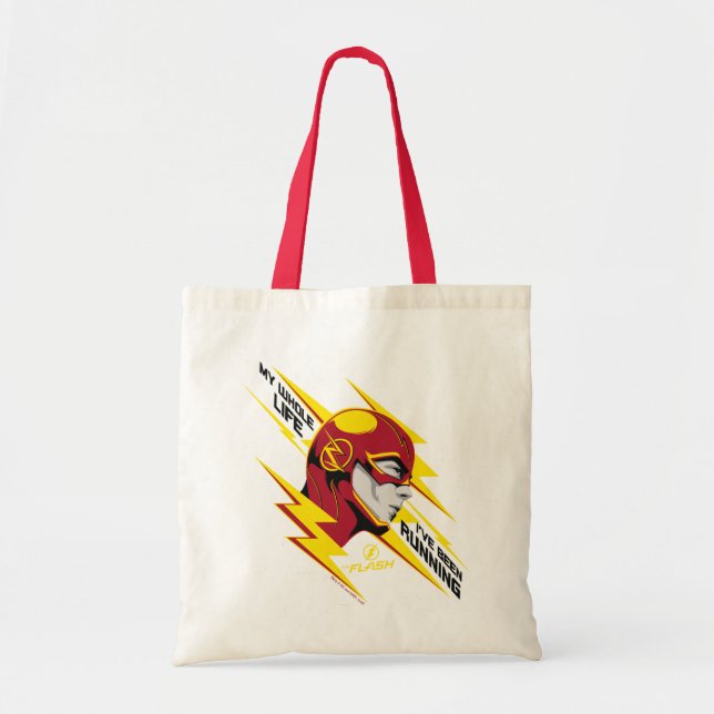 Bolsa Tote O Flash | Toda a minha vida que tenho estado a cor (Frente)