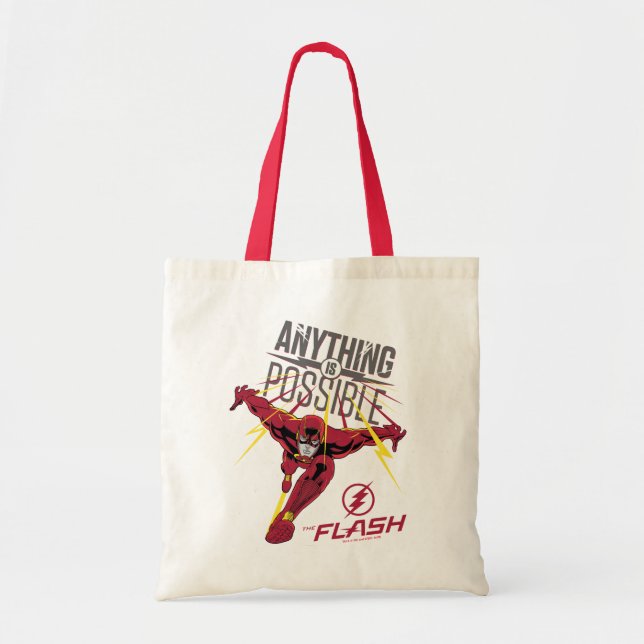 Bolsa Tote O Flash | "Tudo É Possível" (Frente)