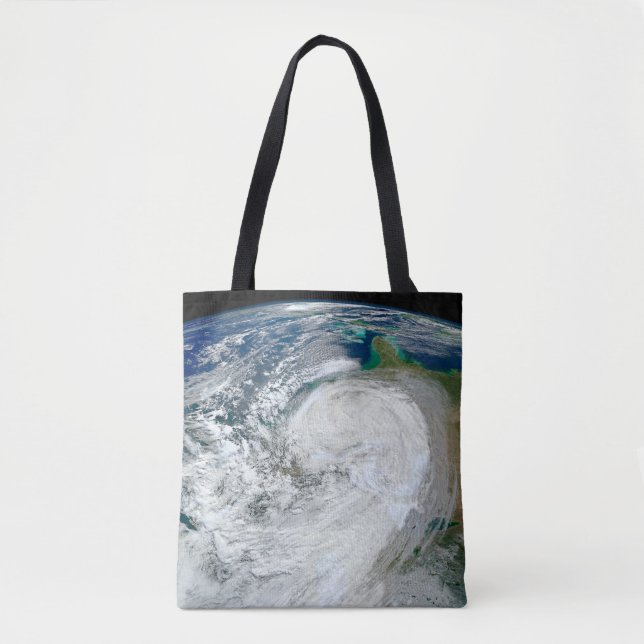 Bolsa Tote O Furacão Sandy Na Costa Leste Dos Eua. 3 (Frente)