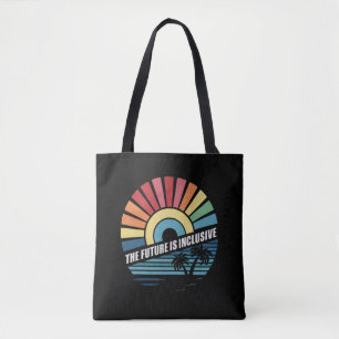 Bolsa Tote O Futuro É Inclusivo Direitos LGBT Orgulho Gay 