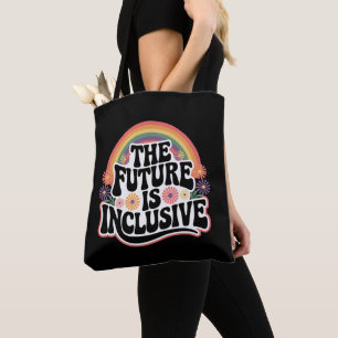 Bolsa Tote O Futuro é Inclusivo Gay de Sinalizador LGBTQ Arco