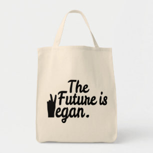 BOLSA TOTE O FUTURO É VEGAN.