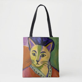 Bolsa Tote O Gato de Listra Verde – Inspirado no Fauvista Mat