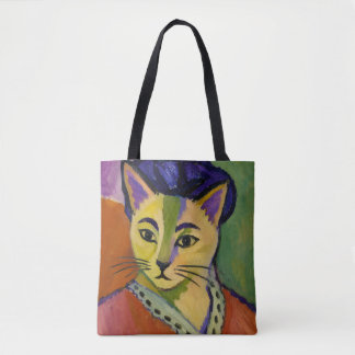 Bolsa Tote O Gato de Listra Verde – Inspirado no Fauvista Mat