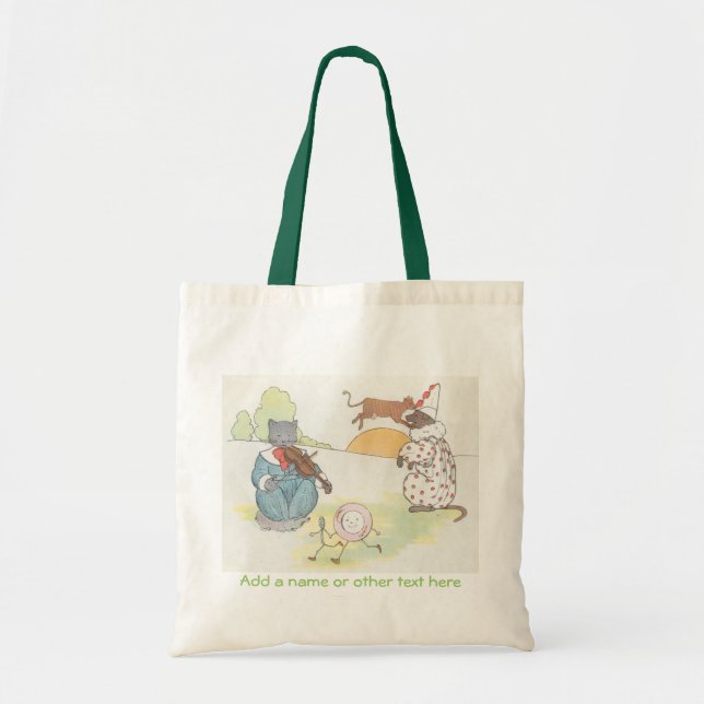 Bolsa Tote O gato e o violino (Frente)