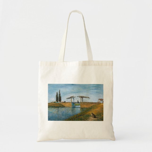 Bolsa Tote O Gato na Ponte de Langlois (Frente)