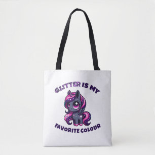 Bolsa Tote O Glitter é o meu unicórnio de pônei fofo favorito