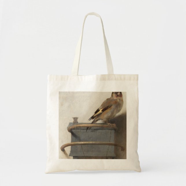 Bolsa Tote O Goldfinch Da Carel Fabritius (Frente)