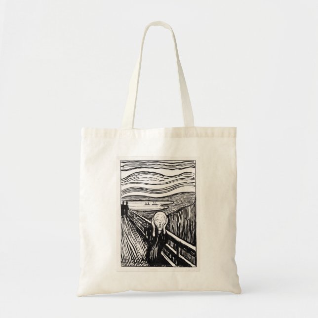 Bolsa Tote o gritar de Edvard Munch (Frente)