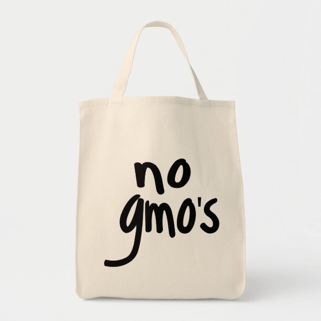 Bolsa Tote O grito nenhum GMO protege nossa comida (Frente)