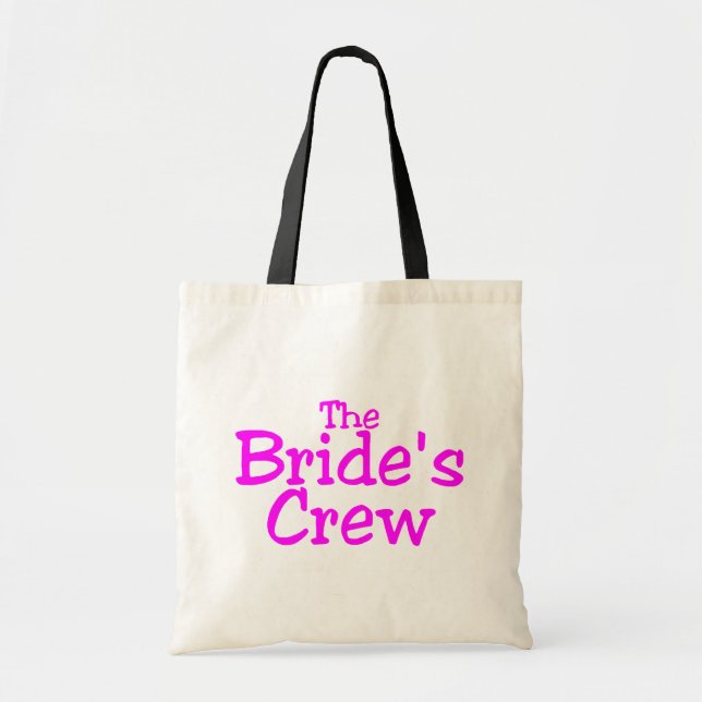 Bolsa Tote O grupo das noivas (rosa) (Frente)