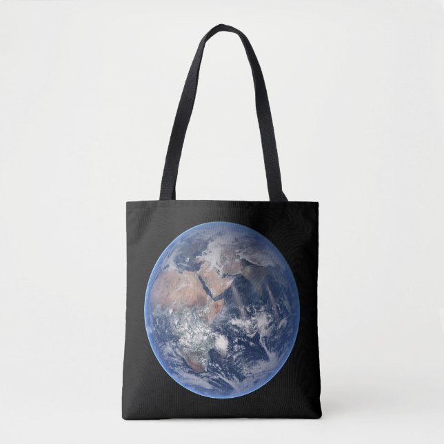 Bolsa Tote O Hemisfério Leste No Planeta Terra. (Frente)
