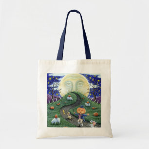 BOLSA TOTE O HOMEM QUE SE ENCONTROU NA LUA, HALLOWEEN