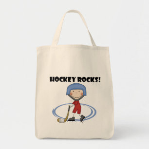 Bolsa Tote O hóquei balança t-shirt e presentes