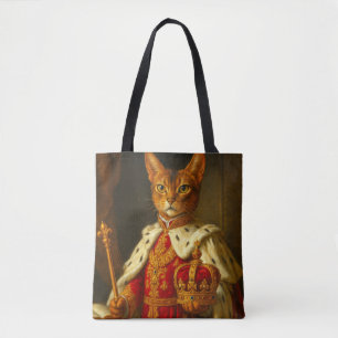 Bolsa Tote O imperador de um feixe de sol Napoleão Cat