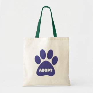 Bolsa Tote O impressão feito sob encomenda da pata adota move