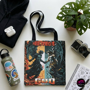 Bolsa Tote O Inferno Tentou, Deus Negou - Fé Cristã