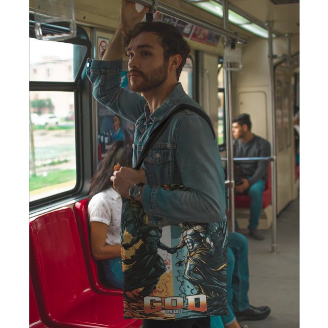 Bolsa Tote O Inferno Tentou Que Deus Negasse A Fé Cristã (Criador carregado)