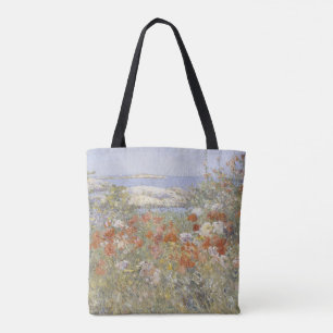 Bolsa Tote O Jardim de Celia Thaxter por Frederick Childe Has