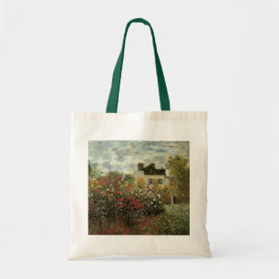 Bolsa Tote O jardim de Monet em Argenteuil por Claude Monet