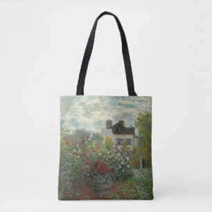 Bolsa Tote O Jardim do Artista em Argenteuil Claude Monet