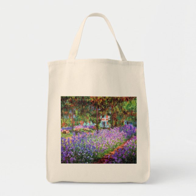Bolsa Tote O Jardim do Artista em Giverny, Claude Monet (Frente)