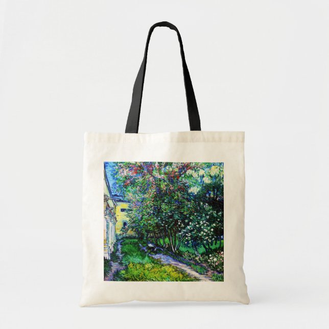 Bolsa Tote O Jardim do Asilo em Santo-Rémy, Van Gogh (Frente)