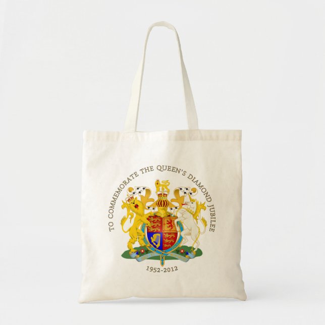Bolsa Tote O jubileu de diamante da rainha - Reino Unido (Frente)
