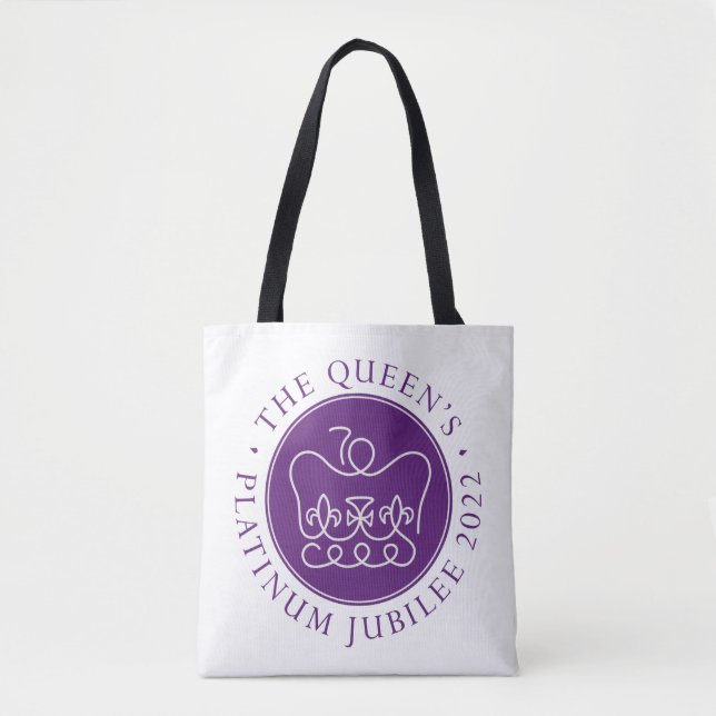 Bolsa Tote O Jubileu Platinum da Rainha (Frente)