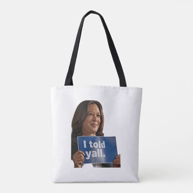 BOLSA TOTE O KAMALA QUE EU DISSE A VOCÊS DOIS TONELADAS (Verso)