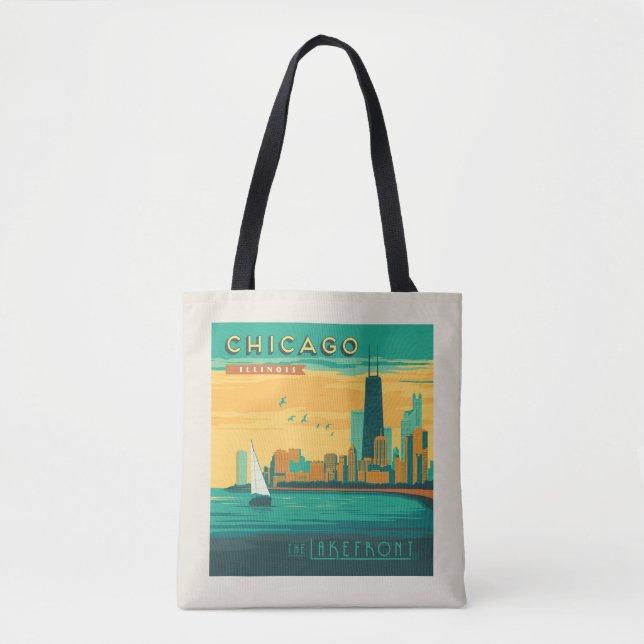 Bolsa Tote O Lakefront | Chicago, Illinois (Frente)